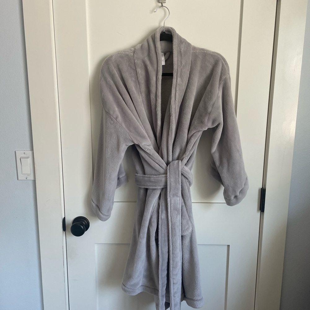 Cozy Gray Bathrobe